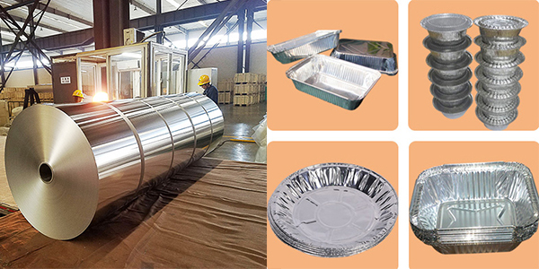 aluminium foil for food container and plate