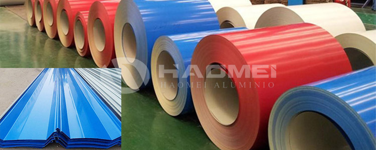 color coat aluminum coil for roof sheet