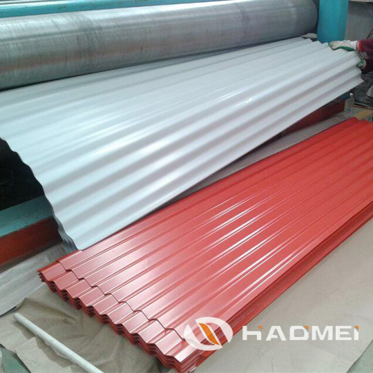 colored aluminium roofing sheet