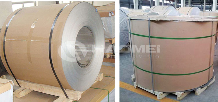 packaging of aluminum coil for beverages