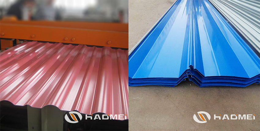 color coated aluminum roofing sheet 