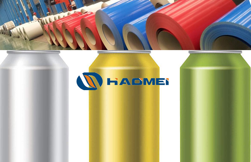 3003 pvdf color coated aluminum coil for beverage cans