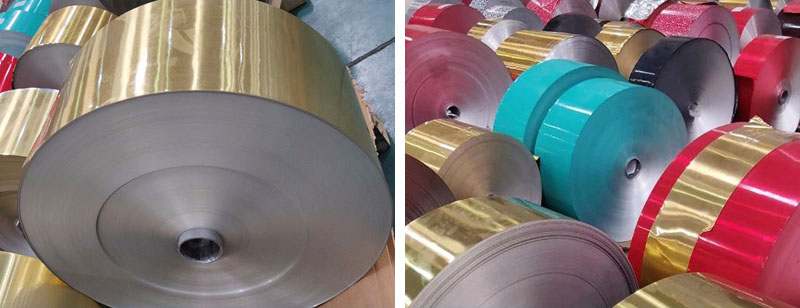 Color coated aluminium foil workshop