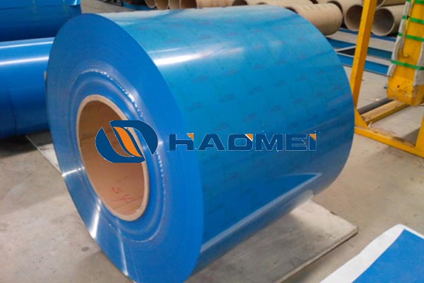 Colour coated aluminium sheet and coil used for windows