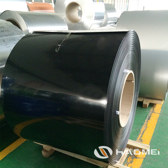 black aluminum trim coil