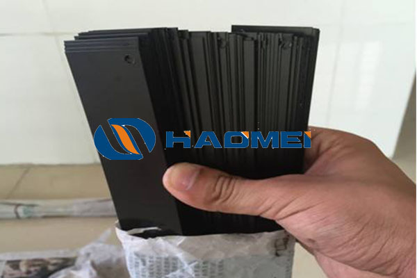 black anodized aluminium sheet