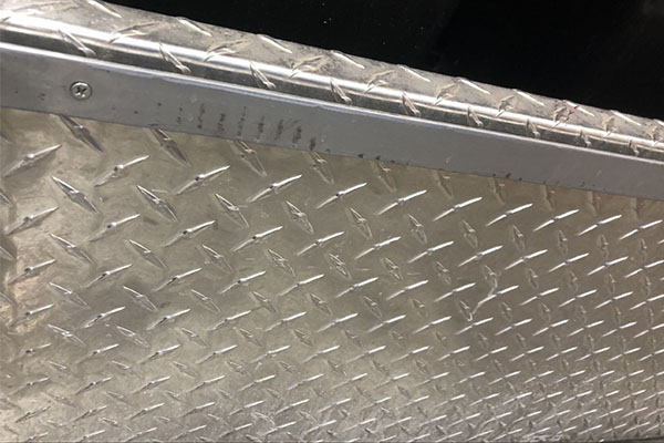 aluminum checker plate tool box