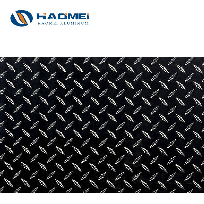 Black aluminium checker plate sheets for sale