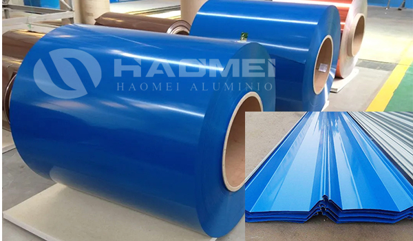 Prepainted aluminum roof coil