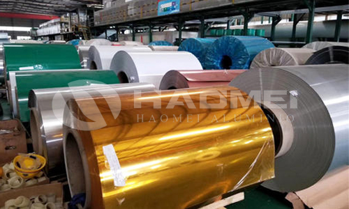 Aluminum flashing coil