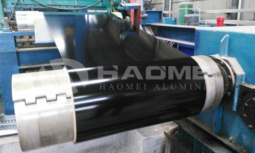 black aluminum coil