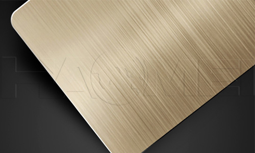 Brushed aluminium sheet for furniture and home appliance