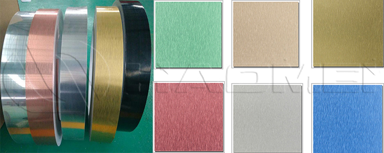 colors for brushed anodized aluminum strips