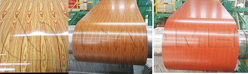 wood grain aluminum coil