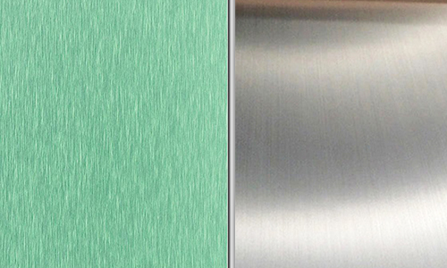 Brushed aluminium sheet VS mill finish aluminum sheet