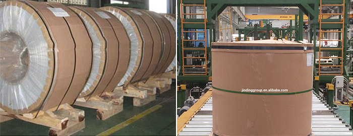 packaging of 3003 color coated aluminium coil