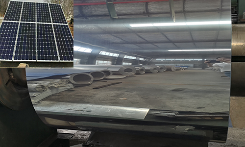 A mirror finish aluminum coil for solar concentrator