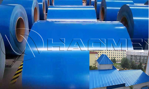 blue color coated aluminum coils for roofing sheets