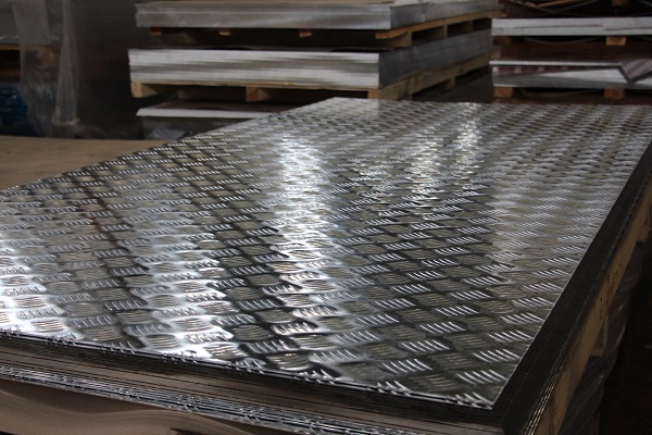 chequered aluminium sheet