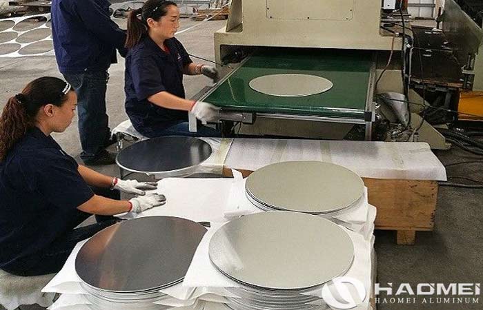 round aluminum plate