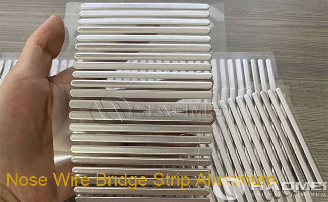 nose wire bridge strip aluminum