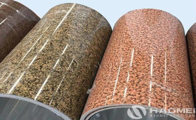 marble grain aluminum coil