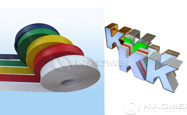 aluminum trim cap coil for channel letter