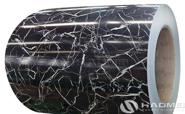 aluminum sheet coated with marble pattern layer