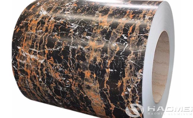 marble grain painted aluminum coil