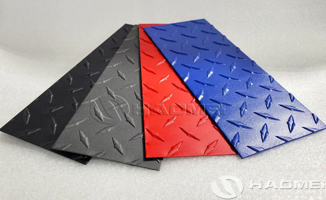 colored diamond plate