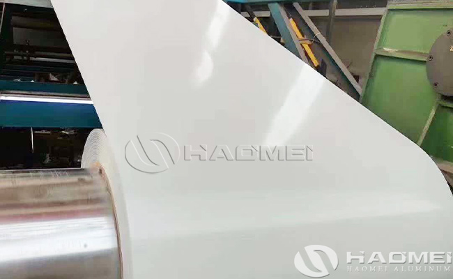 gloss white aluminium sheet