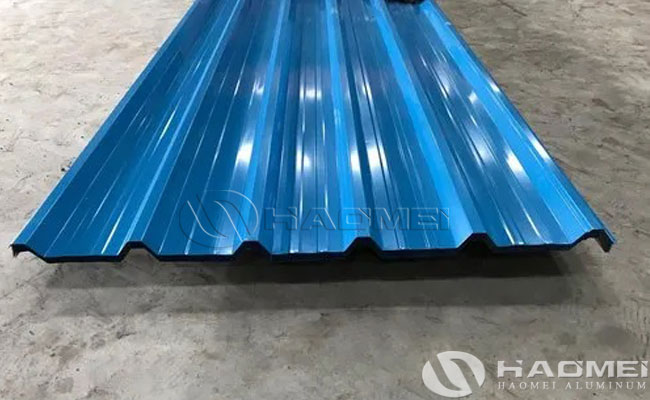 blue colour roofing sheets