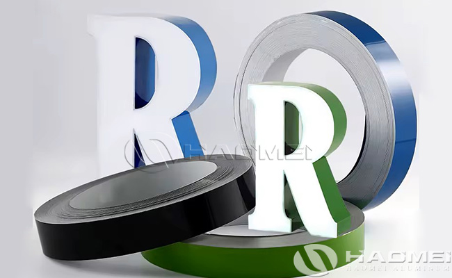 PVDF coated channel letter aluminum coil