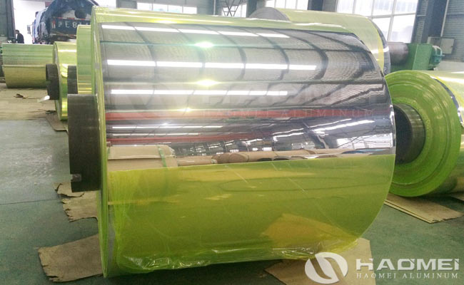 mirror polished aluminum coil