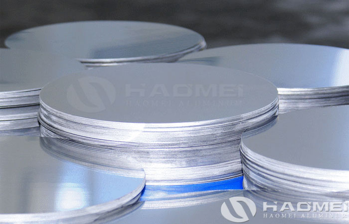 spinning aluminium circles
